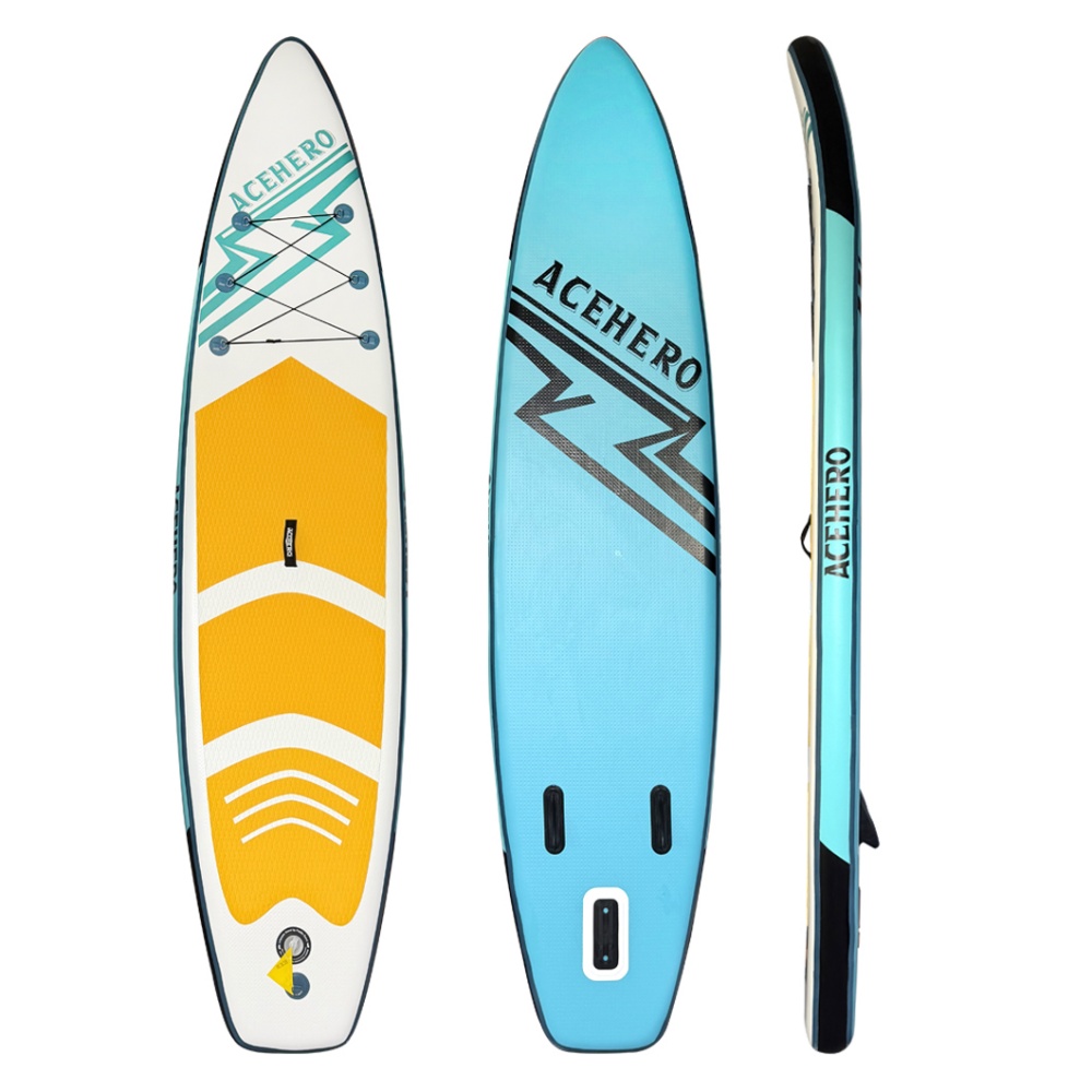 Stand Up Paddle Leash - Leichtes Aufblasbares Stand-up-Paddleboard SUP-Set mit Sicherheitsleine