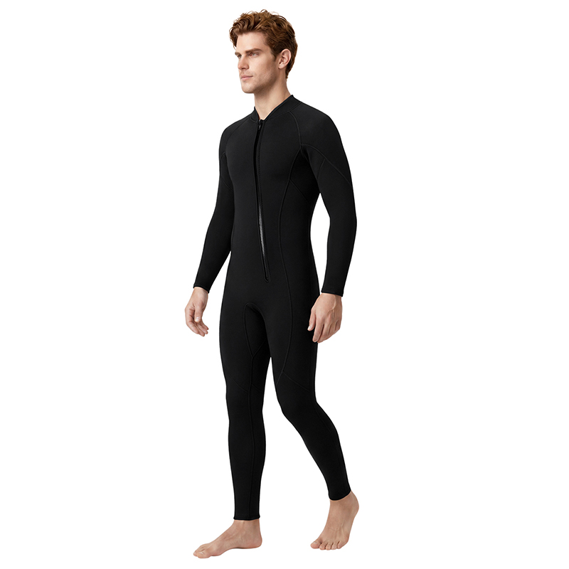 Wetsuit 3Mm Neoprene - 3MM Elastischer Neopren-Ganzkörperanzug Kältebeständiger Warmer Schwimmanzug